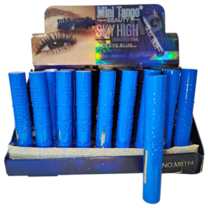 MASCARA DE PESTAÑAS CON COLOR AZUL