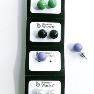 AROS PERLA PASANTE VARIO COLOR SET 6 PARES