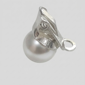 AROS PERLA CLIP PLATA SET 6 PARES