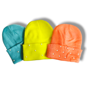 GORRO DE LANA C/ PERLA
