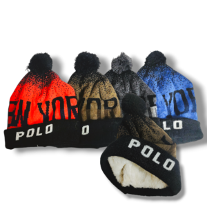 GORRO DE LANA CON CORDERITO POLO
