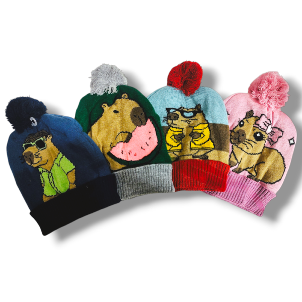 GORRO DE LANA CAPIBARA