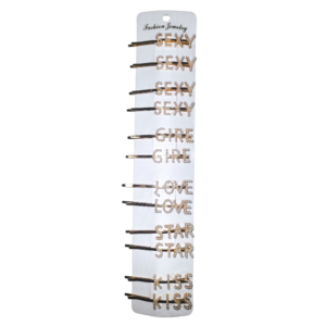 INVISIBLE CON APLIQUE DE TEXTO BRILLANTE VARIOS X12 U