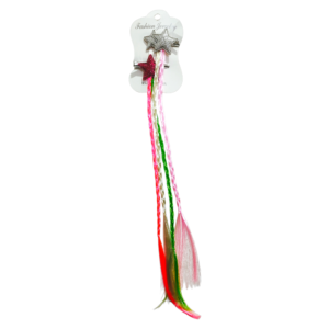 pinza con aplique 2 EXTENSIÓN VARIOCOLOR TRENSITA C/ APLIQUE ESTRELLITA 30CM