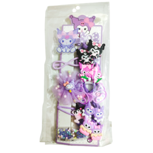 pinza kuromi violeta pastel 5 piezas 00 PINZA KUROMI X5 PIEZAS
